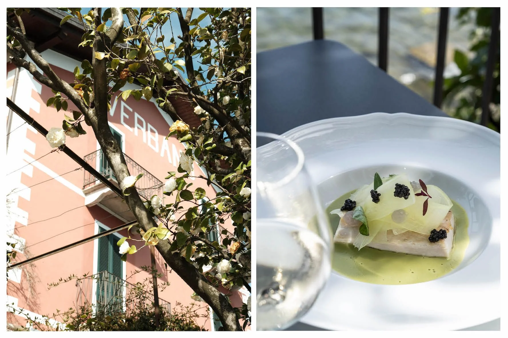 Il Verbano restaurant terrace on Isola dei Pescatori