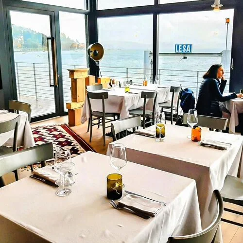 Battipalo restaurant over Lake Maggiore in Lesa
