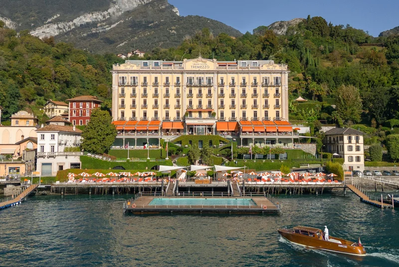 Grand Hotel Tremezzo Art Nouveau facade